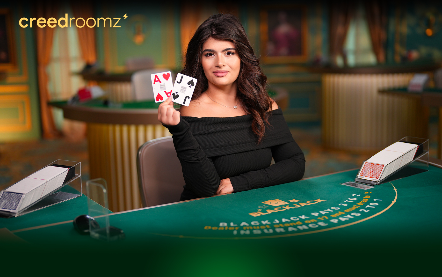 zaupanja vreden Live Blackjack Casino igraj zdaj promocijska pasica